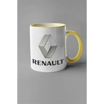 Hrnek s logem auta Renault Barva: Žlutá