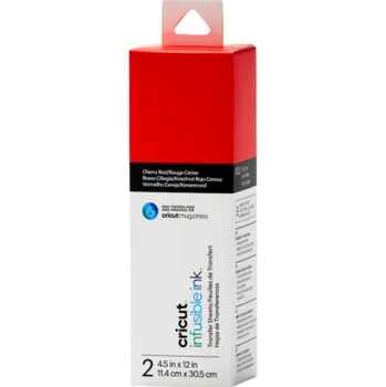 Cricut Cherry Red Infusible Ink- 2 archy MUG Press