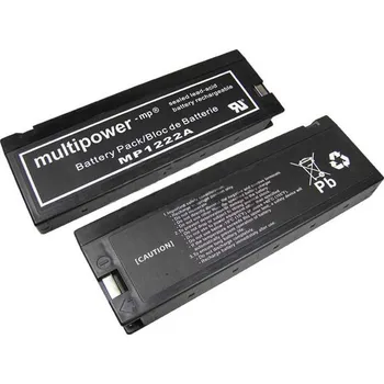 Záložní baterie Akumulátor 12V / 2,3Ah olověný - MP1222A Multipower
