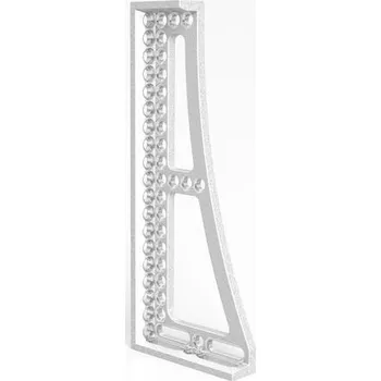 Úhloměr SIEGMUND [2-160139] Upínací úhelník- doraz 500 GK hliník-titan pravý