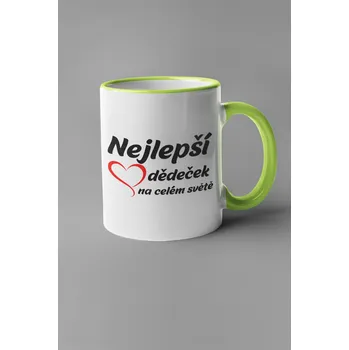 MMO Hrnek Nejlepší dědeček 330 ml zelená