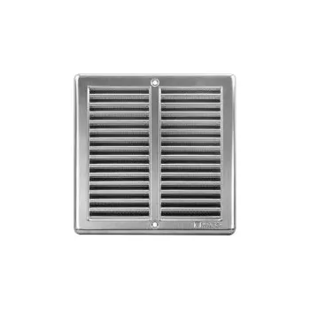 Větrací mřížka Větrací mřížka HACO NVM 200x200, nerez se síťovinou