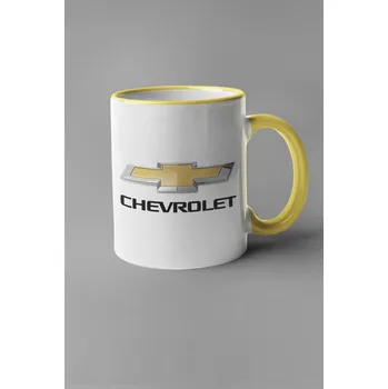 Hrnek s logem auta Chevrolet Barva: Žlutá