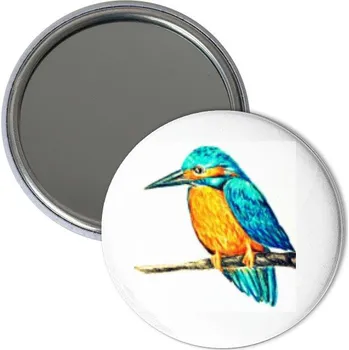 Kosmetické zrcátko Zrcátko s potiskem Ledňáček 1