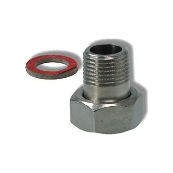 Fitinka šroubení vodoměrné (dřík s matkou) DN20 3/4"x1" mosazné krátké