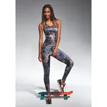 Sportovní legíny FUSION 90 BAS BLEU XL