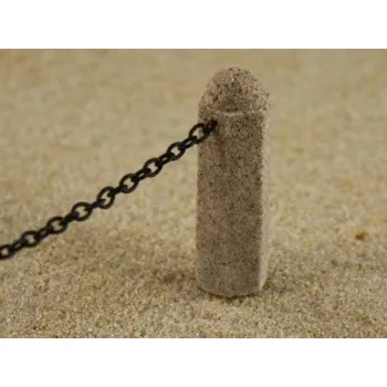 Modelová železnice Řetězové zábradlí červené 50 cm G - Miniaturbeton (Zahradní železnice)