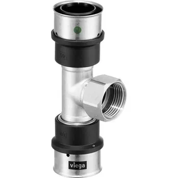 Fitinka Viega Smartpress T-kus závitový 20x1/2"x 20 vnitřní m.6717