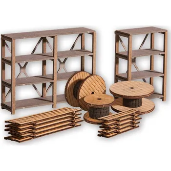 autíčko NOCH Laser-Cut Kits - Dekorační set do dílny