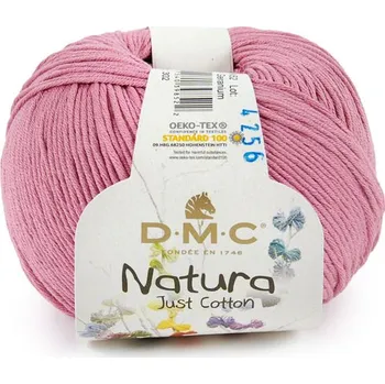 Příze NATURA Just Cotton 50g, růžová - odstín 52
