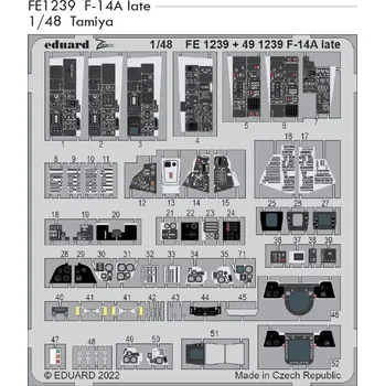 Plastikový model Eduard 1/48 F-14A late (TAMIYA)