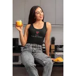 Dámské tílko Čas na vínko Barva: Černá, Velikost: M