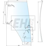 Sklo dveří 650806035