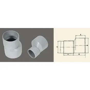 Kanalizační potrubí Doprodej! PVC redukce 110-40 excentrická