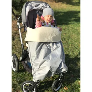 Dětská deka Kaarsgaren Šedá zimní deka bioberánek nepadací