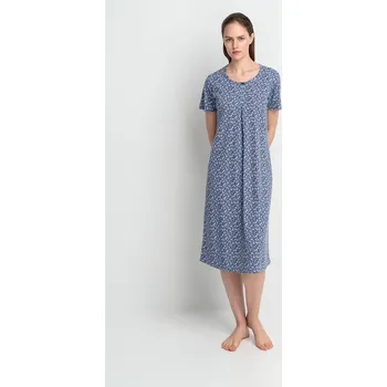 Dámská móda Vamp - Dámská noční košile 15936 - Vamp blue S