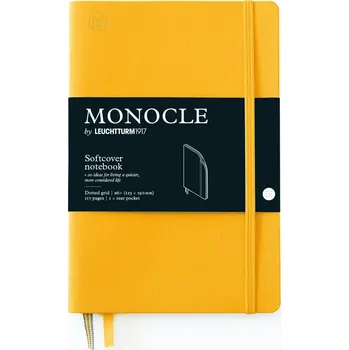 Zápisník Zápisník Monocle by Leuchtturm1917 Paperback B6+, žlutý tečkovaný