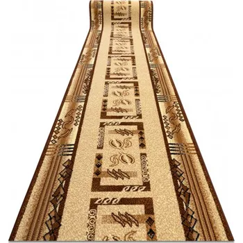 Koberec Weltom Běhoun BCF JAS béžový Šíře: 70 cm