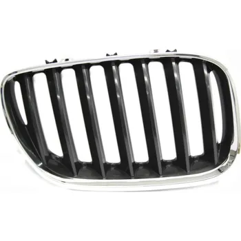 Nárazník P část mřížky, černá s chromovým rámečkem [04-]