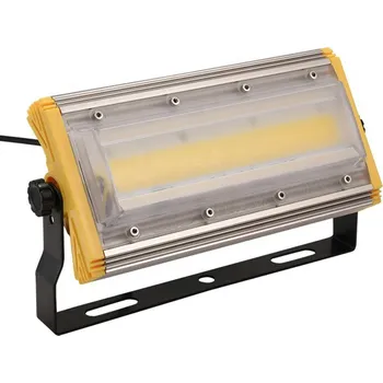 LED reflektor ZD21C-50W COB - vnitřní 50W LED reflektor 230V s nastavitelným držákem, bílá barva svítu, 1000lm