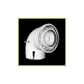 Kouřovod BRILON koleno DN 125/80 - 87° koaxiální