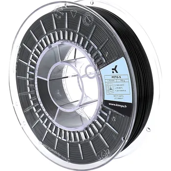 Filament Kimya PETG-S Barva: Black, Průměr: 1,75 mm, Hmotnost: 750 g tisková struna (filament)