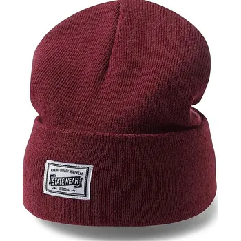 Čepice čepice Statewear Cali Fold - Bordeaux one size