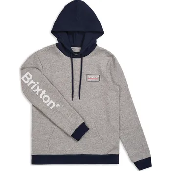 Pánská mikina brixton Pánská mikina palmer ii intl hood heather grey/navy