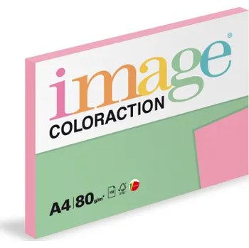 Papír Xerografický papír BAREVNÝ - Coral / starorůžová / 100 listů / PI25