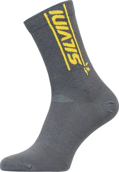 Pánské ponožky Silvini Avella UA1815 Charcoal/Yellow 45-47