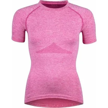 cyklistický dres Force triko SOFT LADY krátký rukáv (růžová)