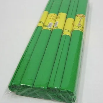 Speciální papír Krepový papír - role / 50 x 200 cm / zelená