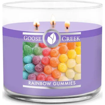 Svíčka Goose Creek Candle svíčka Rainbow Gummies, 411 g