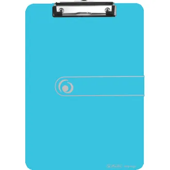 Podložka A4 s klipem easy orga - modrá transparentní