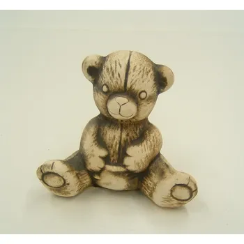 Zahradní dekorace Keramický medvídek sedící