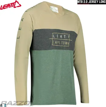 cyklistický dres Dres na kolo Leatt MTB 2.0 Gravity Jersey Ivy 2022 L
