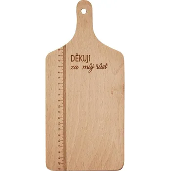 Kuchyňské prkénko Orion Prkénko Děkuji za můj růst 30 x 14 cm