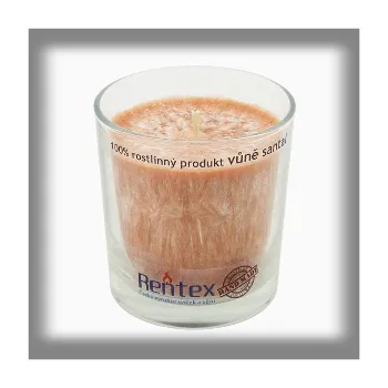Svíčka Rentex "Palm" Aroma Svíčka ve skle 370g Santal