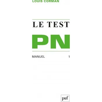 Diagnostický test Le test PN. Tome 1 : Manuel – Corman (FR)