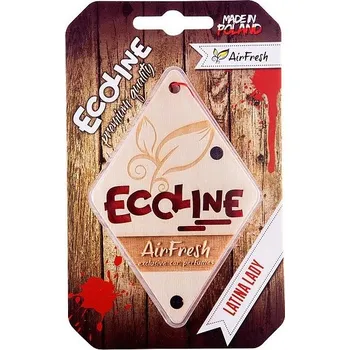 Vůně do auta AirFresh Ecoline - Latina Lady, dřevěný osvěžovač
