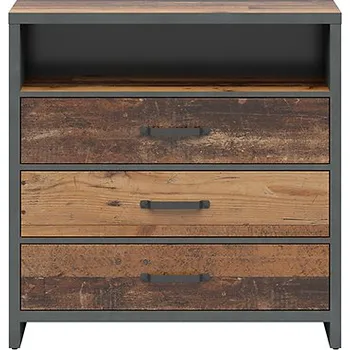 Komoda Brwcz WESTON KOM3S borovice old style/matera / 2BAL /