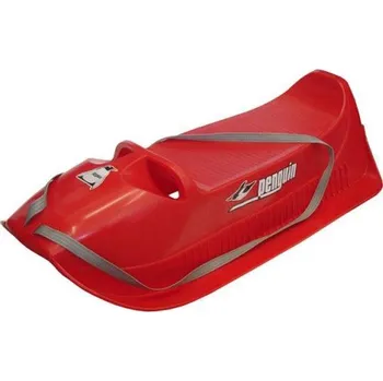 Sáně Plastové sáňky Alfa Pinguin, červené