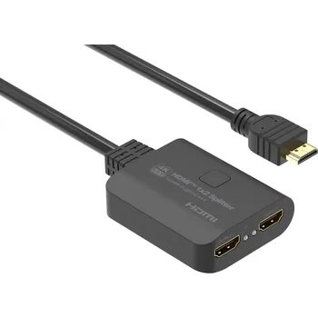 Stolní počítač PremiumCord khsplit2h PremiumCord HDMI 2.0 Mini Splitter 1-2 Pigtail 4Kx2K@60Hz HDCP2.2 Downscaler