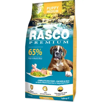 Krmivo pro psa 2ks RASCO Premium Puppy & Junior Medium 15kg