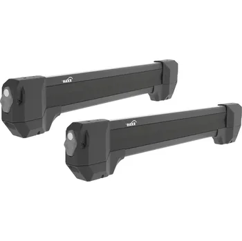 HAKR Nosič lyží pro 4 páry černý (nosič pro 4 páry lyží nebo 2 snowboardy )