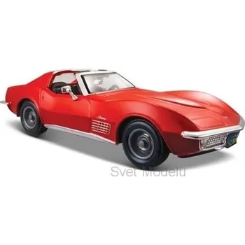 autíčko Maisto CHEVROLET CORVETTE 1970 RED 31202