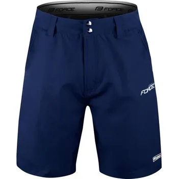 Cyklistické kalhoty Force kraťasy BLADE MTB (tmavě modrá)