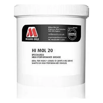 Auto-moto MILLERS OILS Hi Moly Grease 20 52640 - vazelína na bázi lithiového mýdla a molybden disulfidu, na hřídele 500 g
