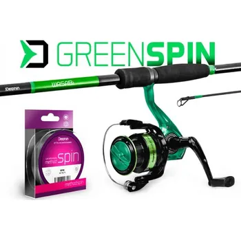 Rybářský prut Delphin Přívlačový set GreenSPIN - 210cm/30g+2T+0,22mm