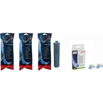 Filtr do kávovaru Jura Smart Claris 3 ks + Jura čisticí tablety 6 ks